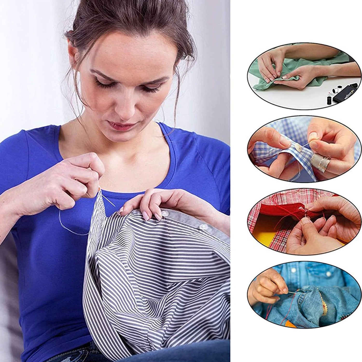 6052A 33Pc Purse Sewing Set For Carrying Various Sewing Items And Stuffs In It. DeoDap 6052A 33Pc Purse Sewing Set For Carrying Various Sewing Items And Stuffs In It. DeoDap